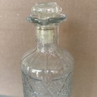 Vintage Schenley Whiskey Liquor Embossed Glass Bottle Decanter