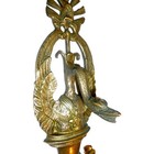 Pair Of Antique  Vintage  French Sconces Swans With Candles
