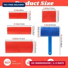 5 Pack Wood Grain Tool woodgraining Tool Kit texture Pattern With Handle Roller