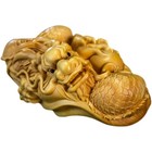 Tl123 - 7 9x5x3 5  Cm Hand Carved Boxwood Carving Netsuke - Dragon King