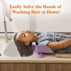 Portable Hair Washing Station For Kid  Neck Support Shampoo Bowl  Hairwash Basin