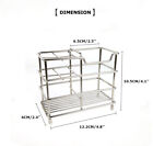 Toothbrush Holder Toothpaste Stand Stainless Steel Pen Rack Bathroom Organizer