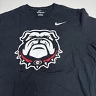Georgia Bulldogs Mens Large Nike Dri-fit T-shirt University Of Georgia