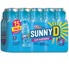 Sunnyd Blue Raspberry Shelf Stable Juice Drink  15 Count  11 3 Fl Oz Bottles
