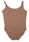 Danskin Leotard Bodysuit Camisole Light Toast Nude Under Layer New Girl S 4 5