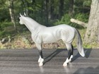 Breyer 2008 Ariat Classic Show Horse Stallion Grey Black White 7 X 9  Figure