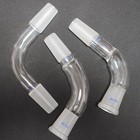 Lab Glass Bent Connecting Adapter Connector Tube 24 40 Joint  Lab Glassware