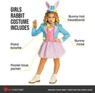 Girls White Rabbit Costume Kids Wonderland Bunny Dress Easter Halloween