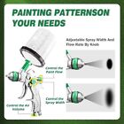 Hvlp Air Paint Spray Gun Kits Gravity Feed Car Auto Primer 1 4 1 7 2 0mm Nozzles