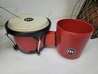Meinl Percussion Bongo Red Drum Set  incomplete   R4 D1