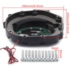 Right Engine Clutch Cover W  Led For Kawasaki Ninja Zx14 Zx14r Zx1400 2006-2023