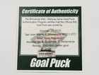 10-26-25 Ryan Reaves San Jose Sharks At Minnesota Wild Game Used Goal Puck