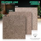 Feather Peel And Stick Carpet Tiles  Attached Cushion  Easy Diy 18x18  Soar