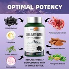 Flynew Optimal Potency Shilajit Ultra 60capsules Made In Usa With Essential Mine