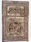 19th C  Chinese Sterling Silver Filigree Wire Card Case W  Dragons