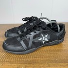 Rebel Ruthless Cheer Shoes Womens 11 Black Blackout Athletic Sneakers