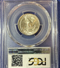 1950 Washington Quarter 90  Silver Pcgs Ms65