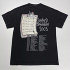 Vtg Metallica Mens T-shirt Black 2003 Summer Sanitarium Graphic Band Music