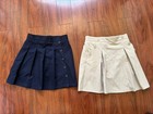Nautica Girls  School Uniform  Pull-on Scooter Skirt Size 14 2pcs 