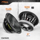 2x Prv Audio 12w1600 Low Frequency Woofer Pro Loudspeakers 12  8 Ohms 3200 Watts