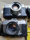 5 Lot Vintage Minolta 16 Super 3 Ricoh Ansco Cameras Untested For Parts   Repair