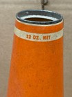1950 s Orange Crush Soda Megaphone Carton Paper Wax Bottle Cone Empty 32oz