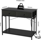 40 Gallon Aquarium Stand With Power Outlet  Metal Frame Fish Tank Stand With Cab