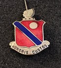 Us Army 189th Field Artillery Pb Pinback Nhm Dui Di Insignia Crest Pin