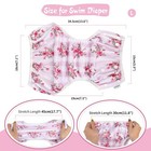 Baby Girl Swim Diapers 3 Pack For 8m-3t Babies And Toddlers  Reusable Adjusta   
