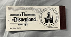 Disneyland Vintage Complete Magic Kingdom Club Ticket Book 1970s Unused Rare