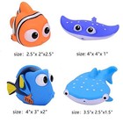 Kid Shower 4pcs Toy Baby Bath Squirt Toys shark Bathtub Water Toys toddlers