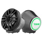 2 Ds18 En-cfjs6 Universal 6 5  Speaker Enclosure Surface Mount Pods Carbon Fiber