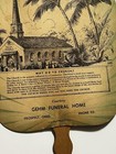 Vintage Early 1920   s  Gehm Funeral Home Mortuary Fan Prospect Ohio Creepy Morbid