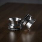 2x 1 4  Polished Silver Nab Adapters For Revox Akai Teac Sony Pioneer Etc