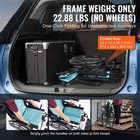 Uimoso Foldable Manual Wheelchair Aluminum Alloy Medical Wheelchair Loads 250lbs