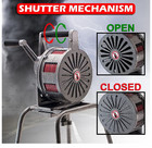 Portable Stand Air Raid Siren Hand Crank Super Loud Emergency Alarm 125 Db