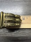2 Lion Claw Foot Furniture Table Leg Cap Cast Brass Hardware Duncan Phyfe  178