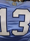 Game Worn Used Nike North Carolina Tar Heels Football Jersey  13 Size 48 Large