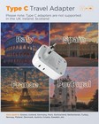 Tessan Europe Plug Adapter 2 Pack Us To Eu With 4 Outlets 3 Usb Travel Charger