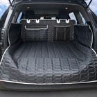Waterproof Suv Cargo Liner For Dogs   Non-slip Pet Seat Cover With Bumper Flap 