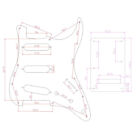 11 Hole Guitar Sss Pickguard   Back Plate Fits For American St strat Guitars