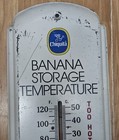 Original    chiquita Banana   Thermometer Paint Metal Works  8x27 Inch