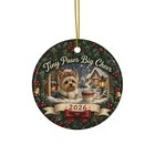 Yorkie Christmas Ornament 2026 Ceramic Yorkshire Terrier Dog Mom Gift Keepsake