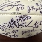 2003 St Louis Rams Signed Football 34 Autos Warner Bruce Faulk Holt Bulger