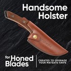 Matsato   Premium Chef Knife W Sheath Japanese Kitchen Knife Balance Control P4a