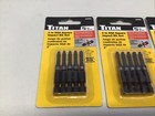 Titan 2 In Sq2 Square Impact Bit Set 5 Piece Item No 16982 Lot Of 3