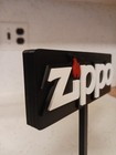Zippo Lighters Cigar Cigarette  double-sided Miniature Display Sign  5 75  Tall 