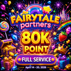 Fairytale Partners Events Monopoly Go        12-24 Hour Full Carry 80k - 1 Slot
