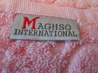 4 Unused Maghso Pink Sculpted Luxury Egyptian Bath Sheet Towels-so Pretty 
