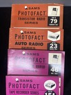 Howard Sams Photofact  Radio Tv Manuals   Binders Lot Of 10 Books binders
